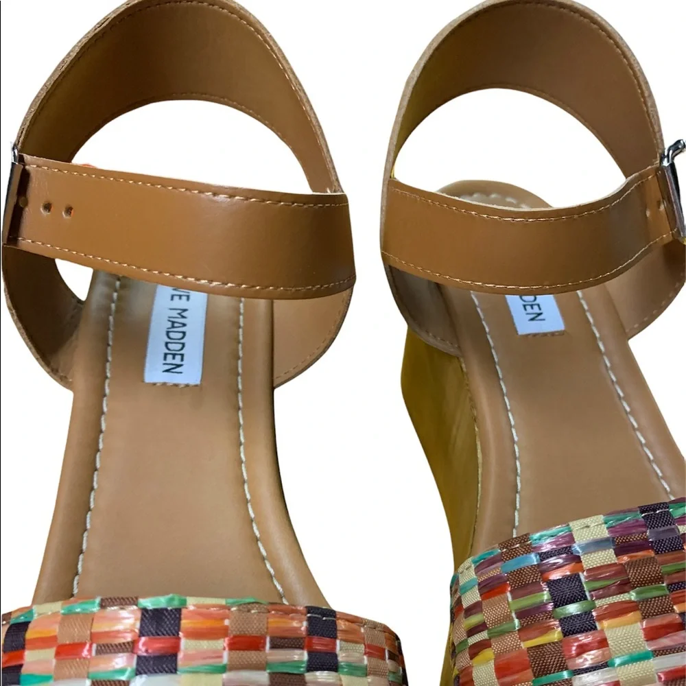 Steve Madden Women's Captivate Sandal - Cognac Multi size 9 - Picture 9 of 9
